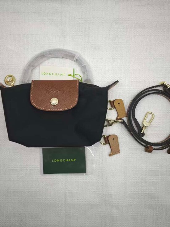 NONE Handbags - Longchamp Black Mini Crossbody – Le Pliage